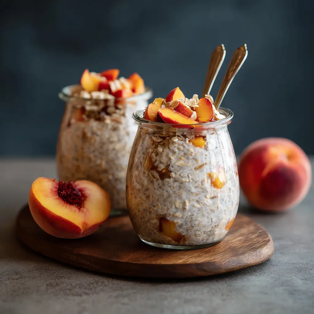 Peach Overnight Oats