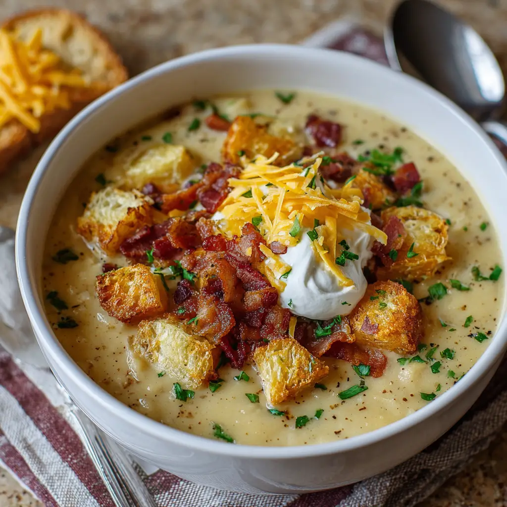 Potato Soup with Hashbrowns