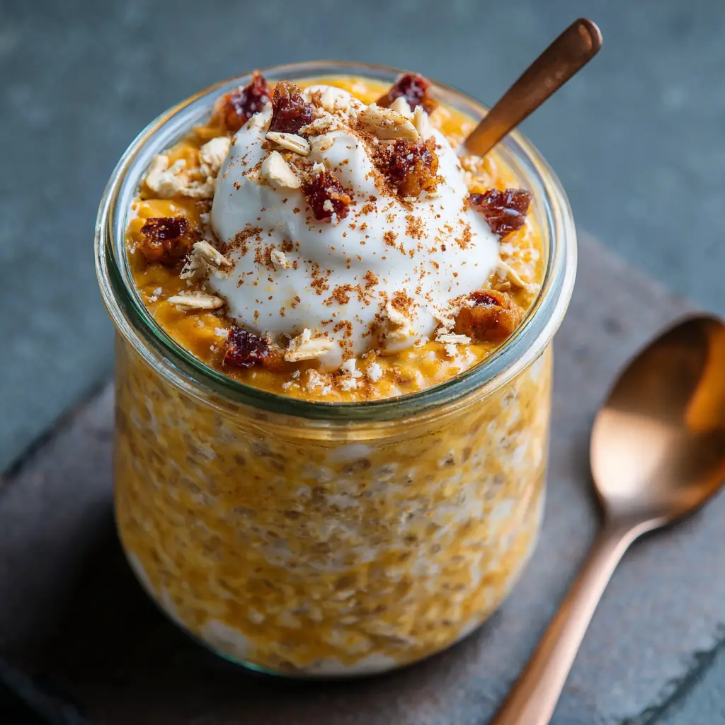 Pumpkin Pie Overnight Oats