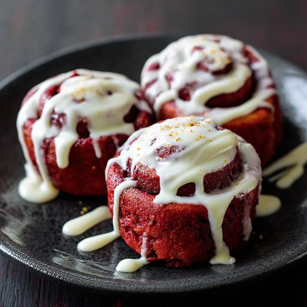 Red Velvet Cinnamon Rolls