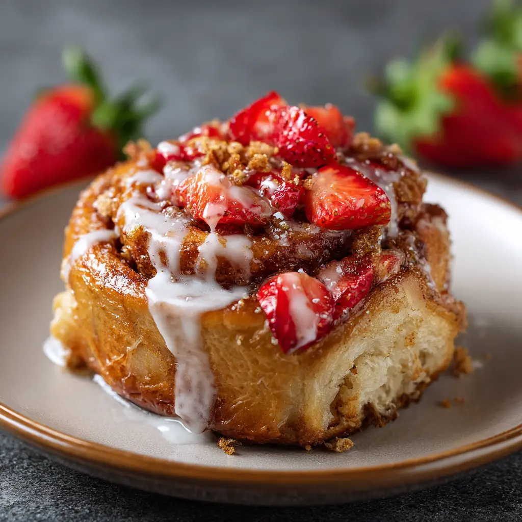 Strawberry Cinnamon Rolls