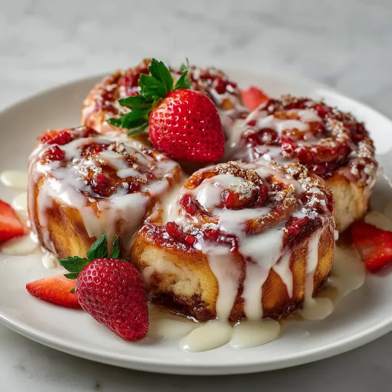 Strawberry Cinnamon Rolls