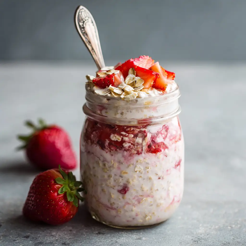 Strawberry Overnight Oats