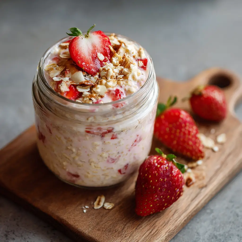 Strawberry Overnight Oats