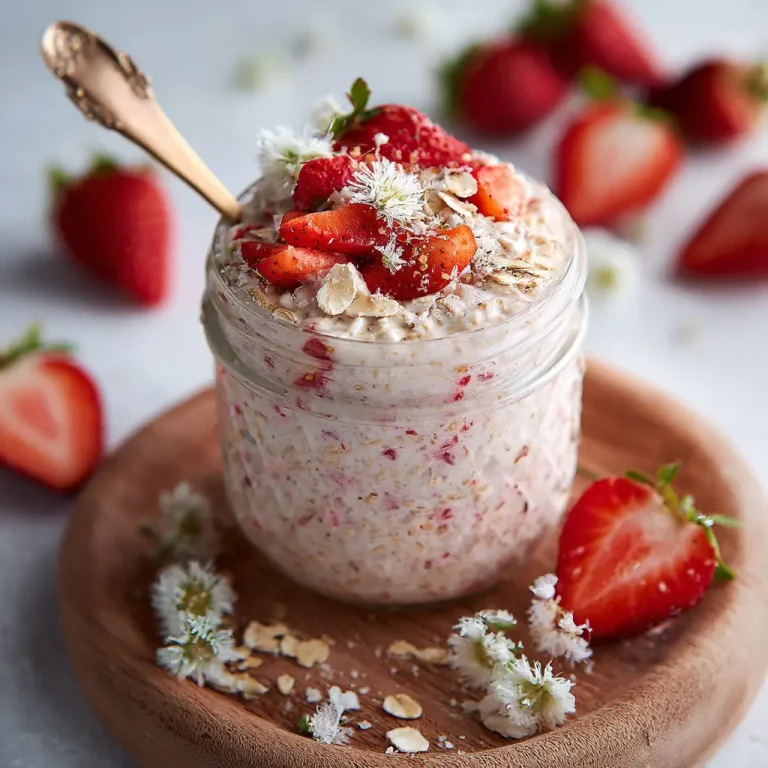 Strawberry Overnight Oats