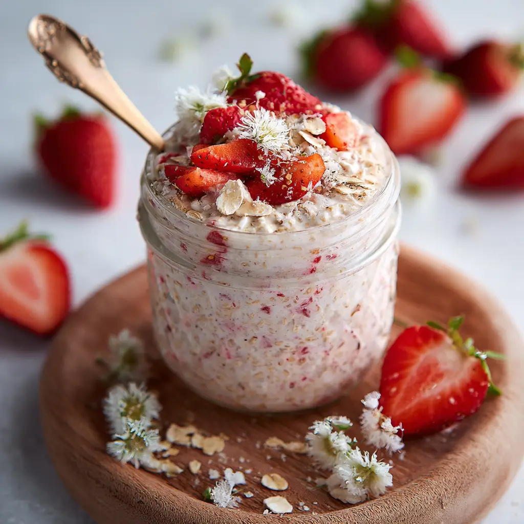 Strawberry Overnight Oats