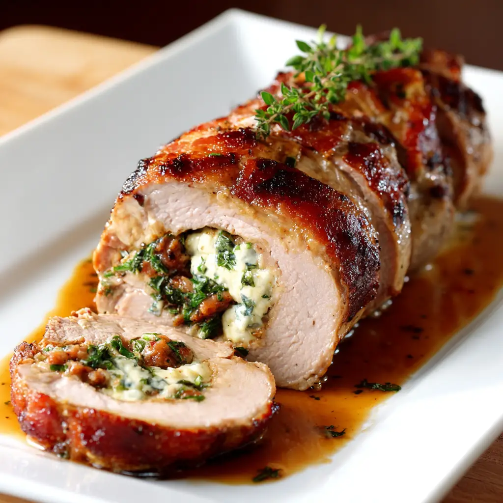 Stuffed Pork Tenderloin Recipe