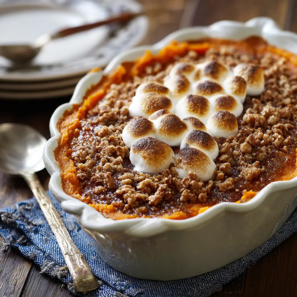 Sweet Potato Casserole with Canned Yams