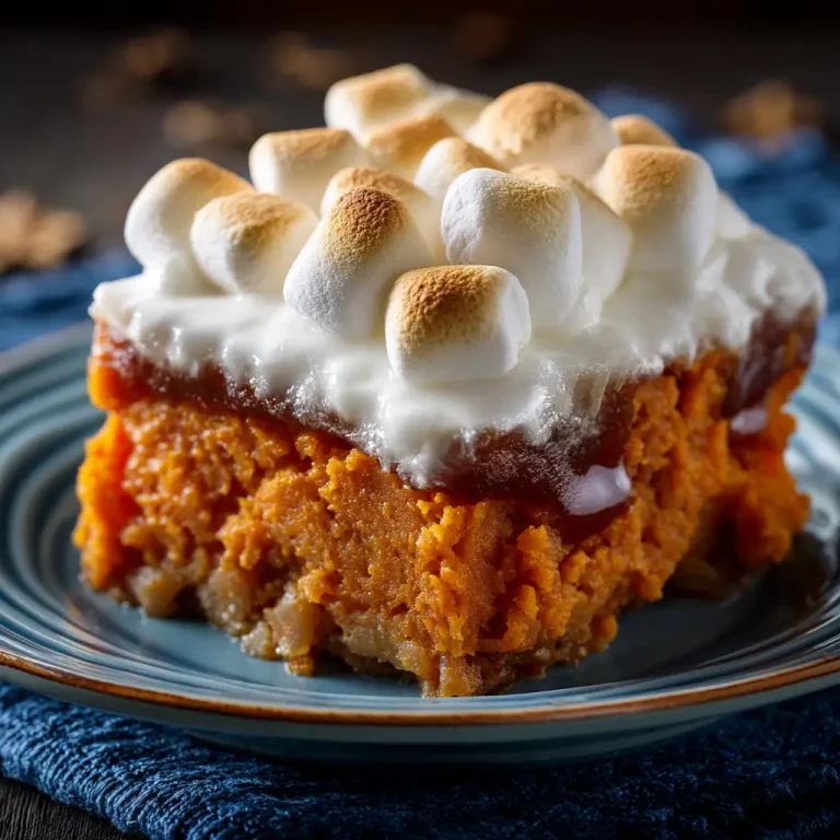 Sweet Potato Casserole with Marshmallows