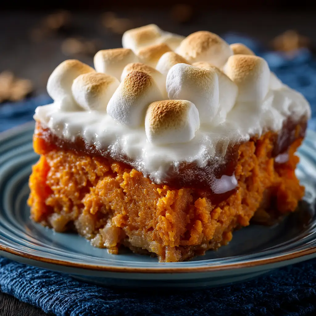 Sweet Potato Casserole with Marshmallows
