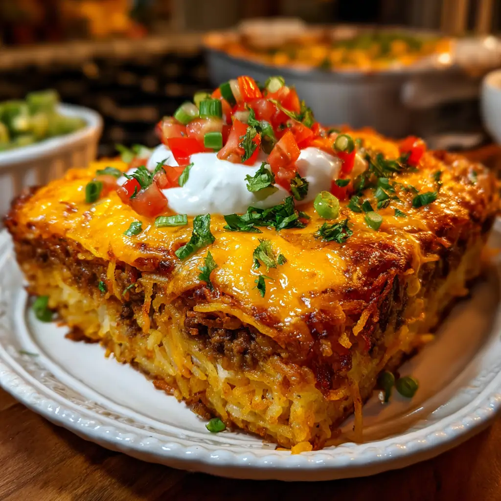 Taco Hashbrown Casserole