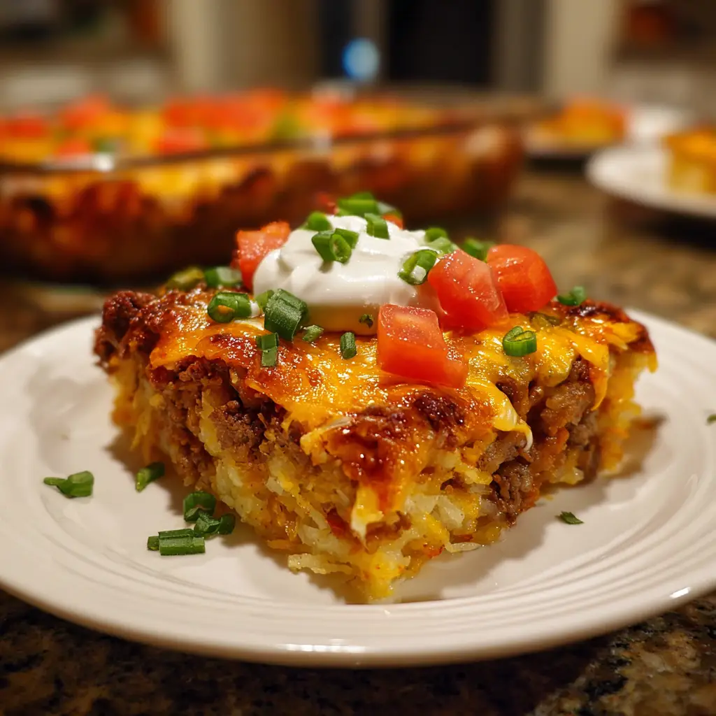 Taco Hashbrown Casserole