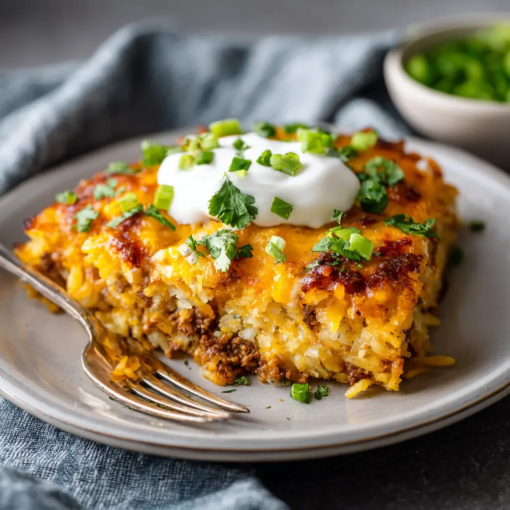 Taco Hashbrown Casserole
