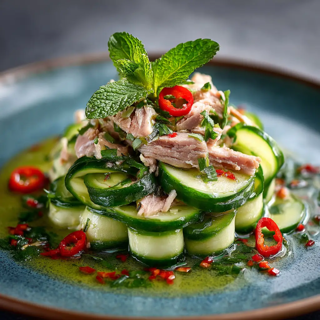 Tuna Cucumber Salad