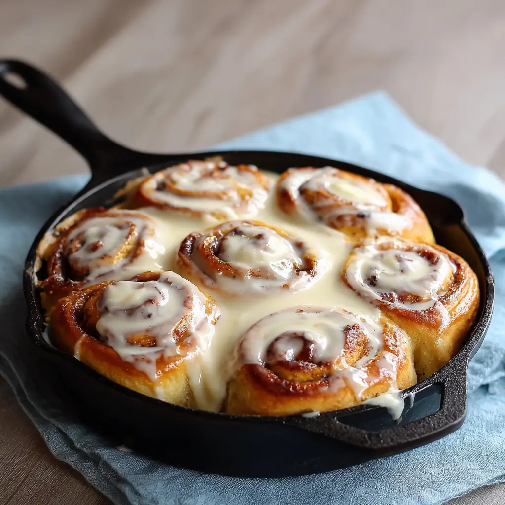 cinnamon rolls with heavy cream