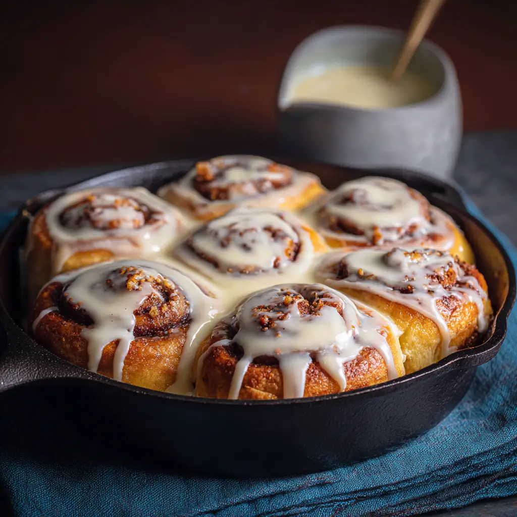 cinnamon rolls with heavy cream