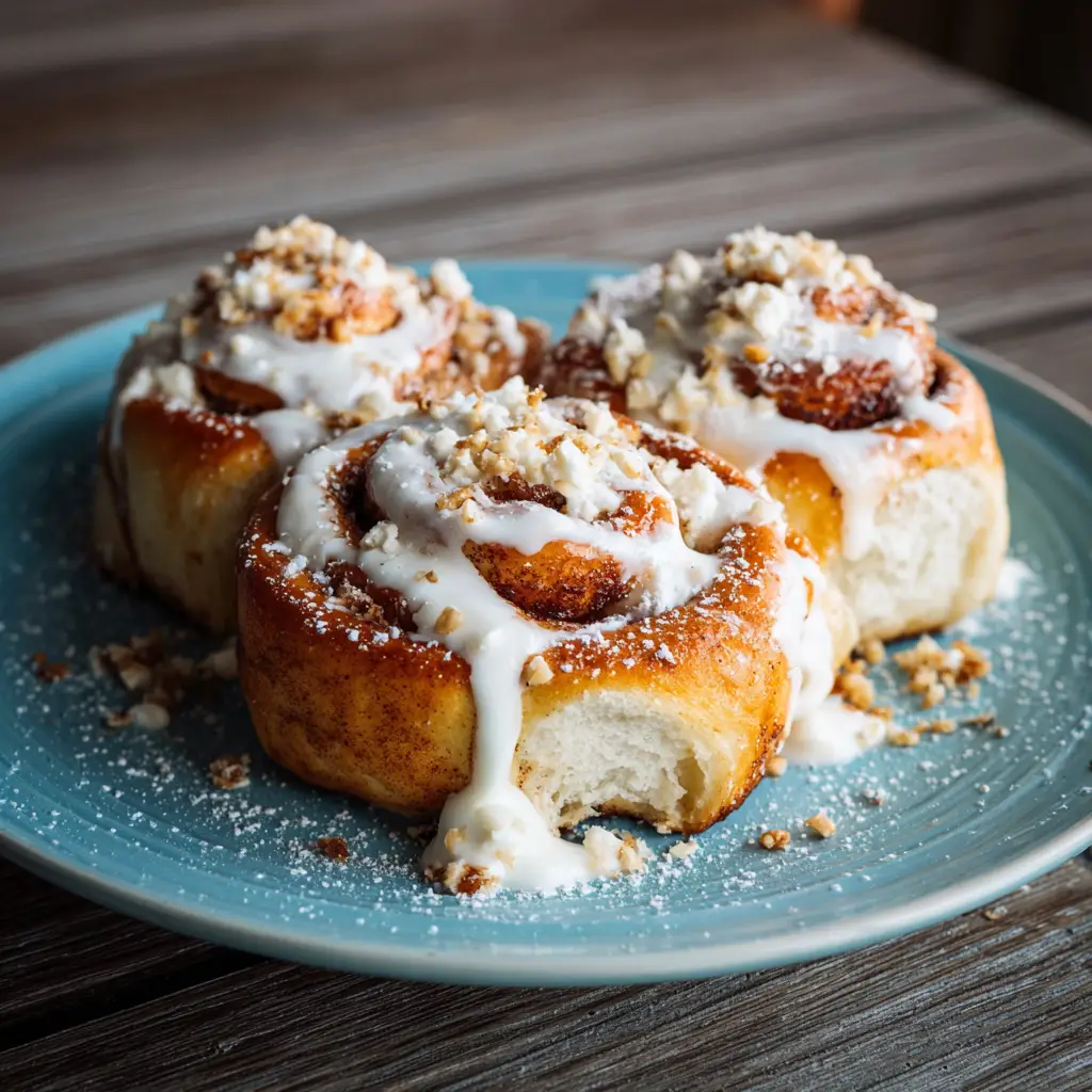 cinnamon rolls with heavy cream