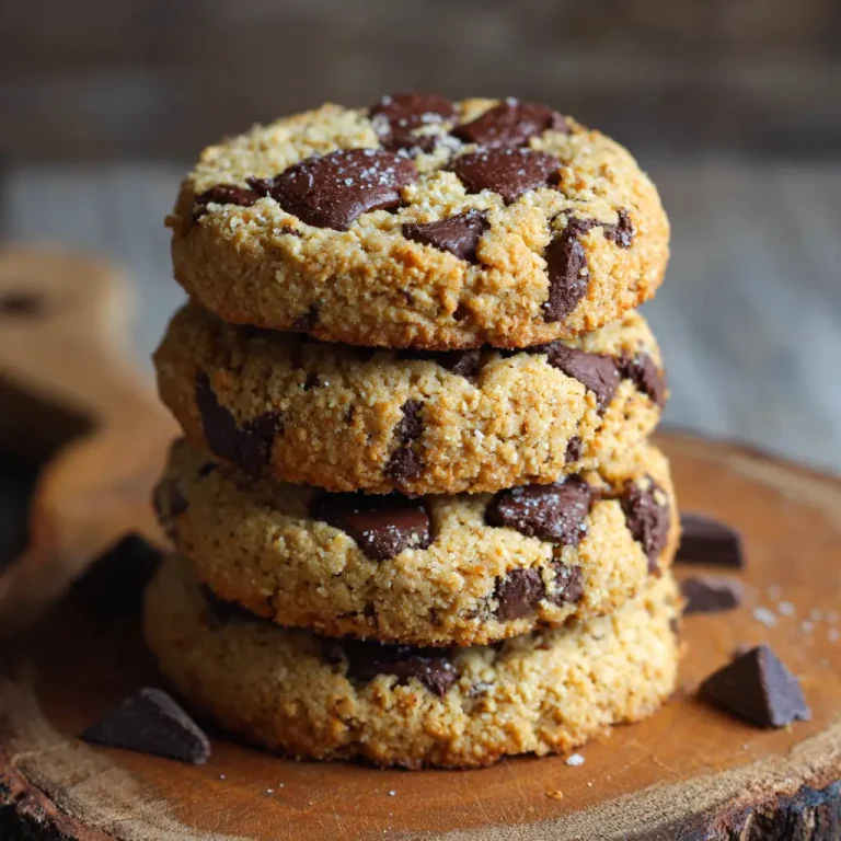 Almond Flour Chocolate Chip Cookies