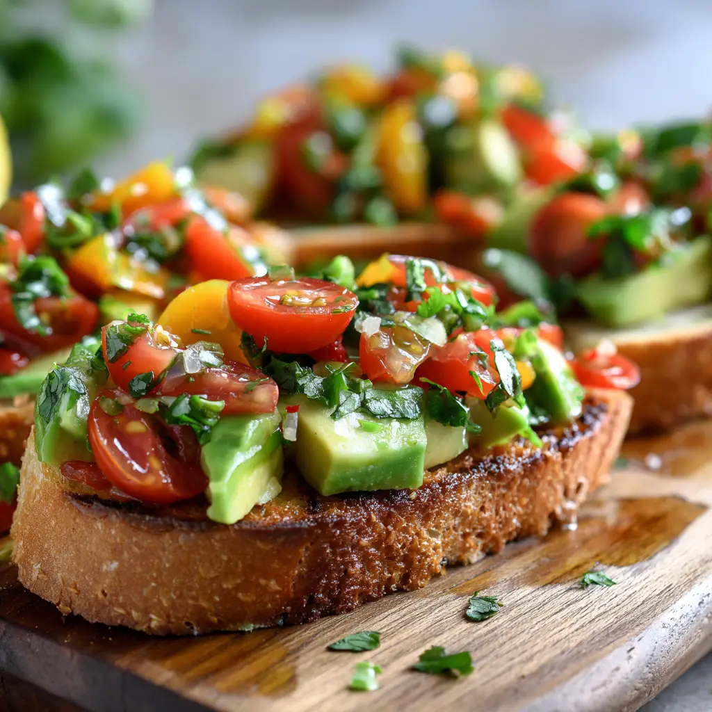 Avocado Bruschetta Recipe