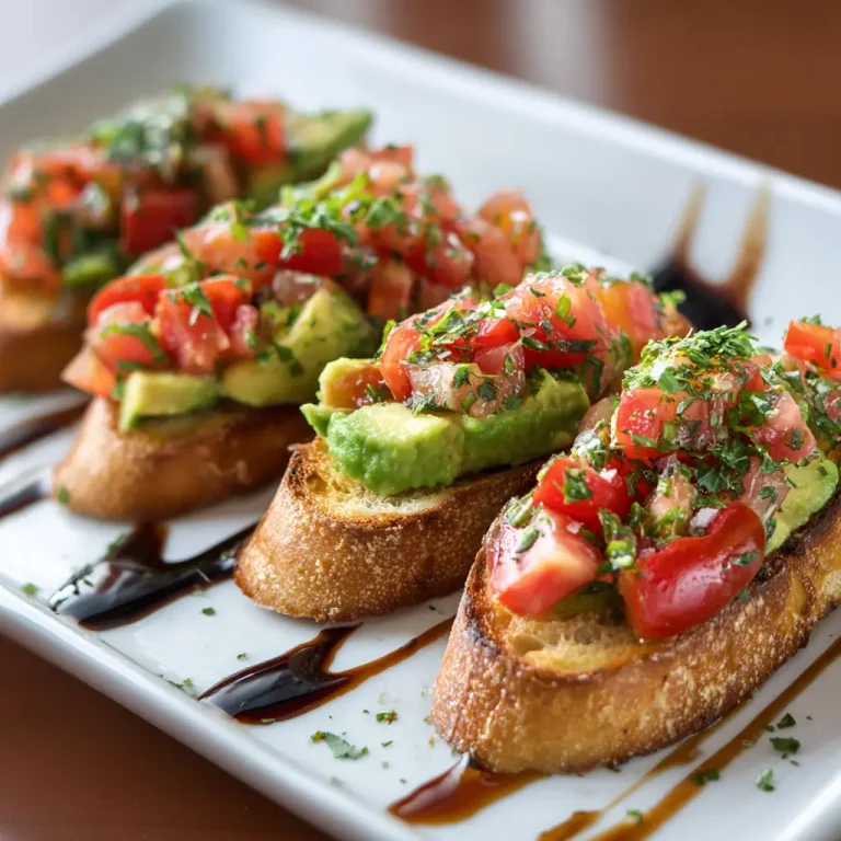 Avocado Bruschetta Recipe