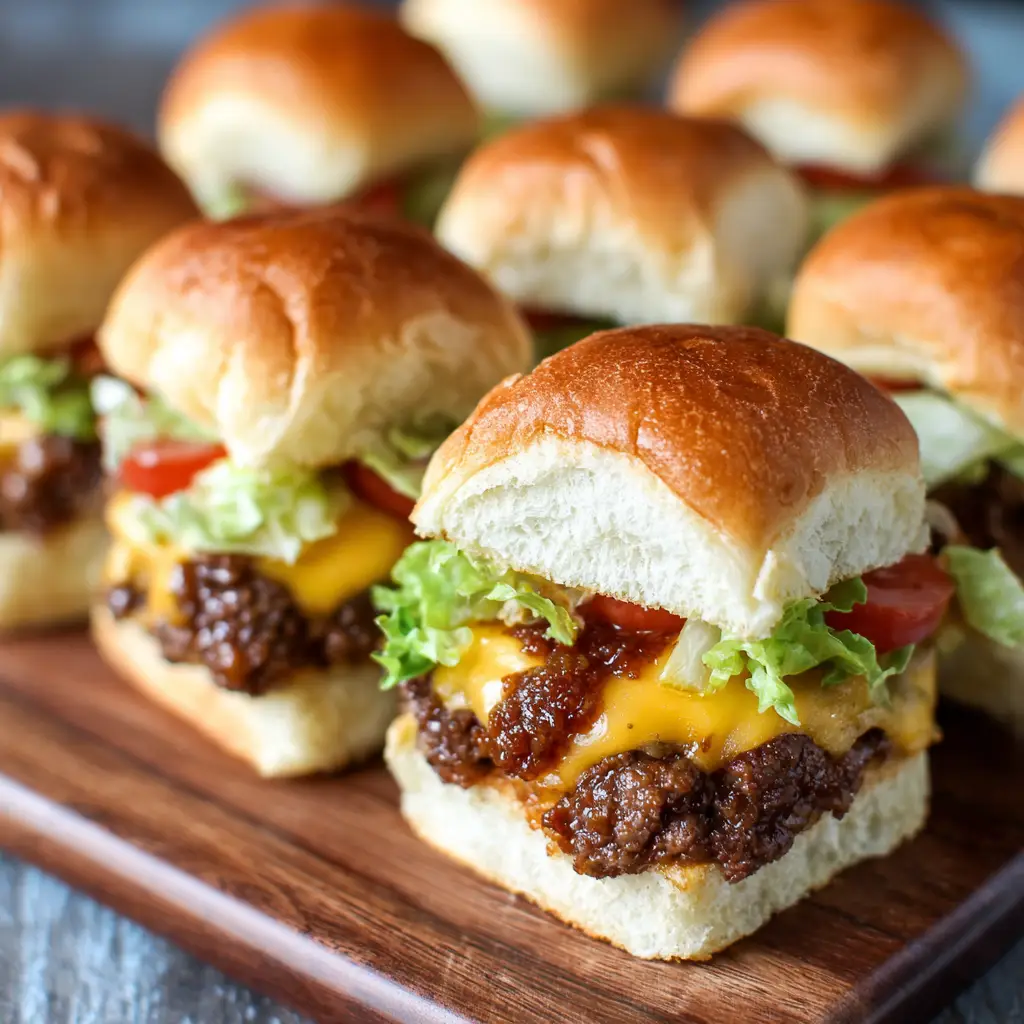 Big Mac Cheeseburger Sliders