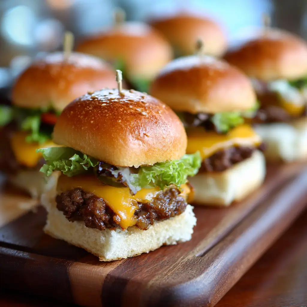 Big Mac Cheeseburger Sliders