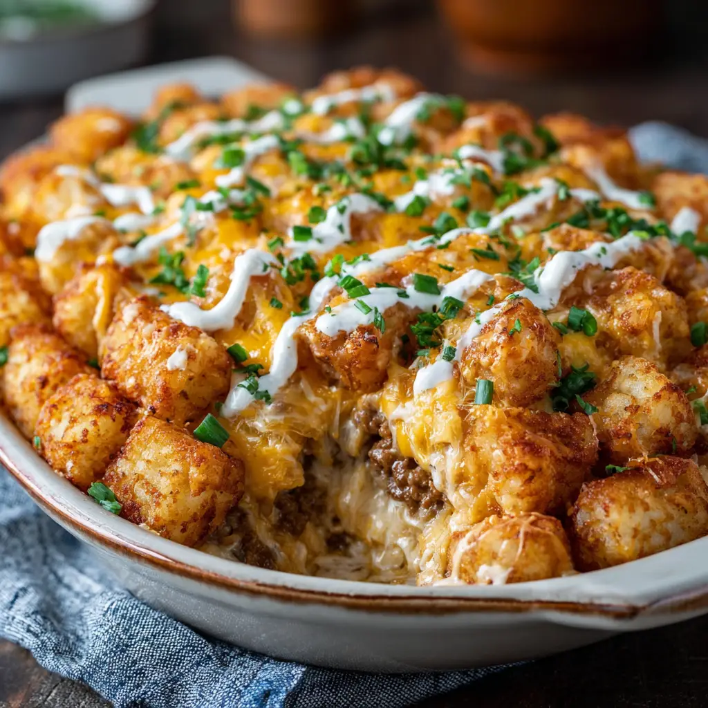 Big Mac Tater Tot Casserole