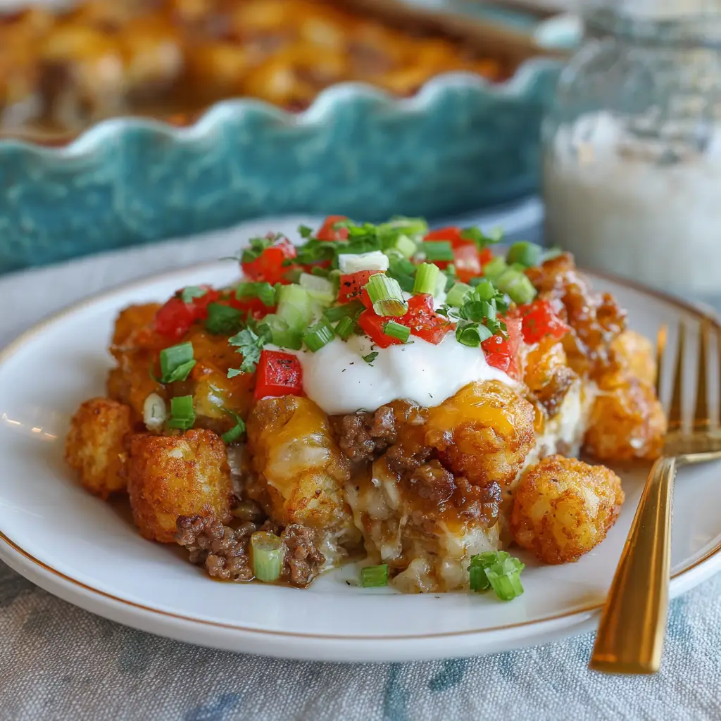 Big Mac Tater Tot Casserole