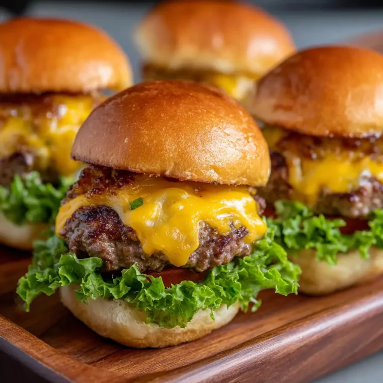 Cheeseburger Sliders Recipe
