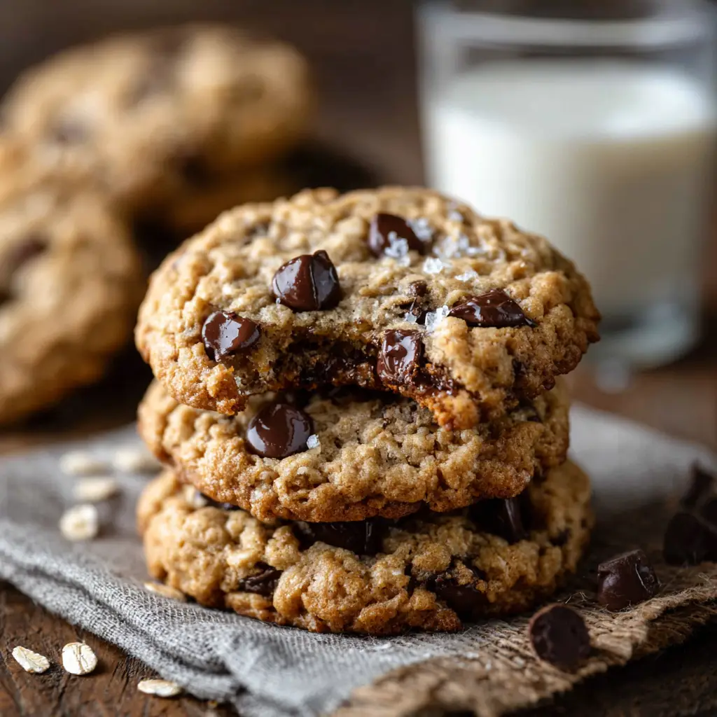 Chocolate Chip Oatmeal Cookies
