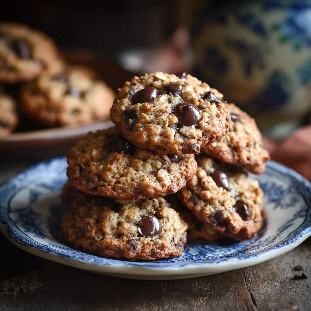 Chocolate Chip Oatmeal Cookies