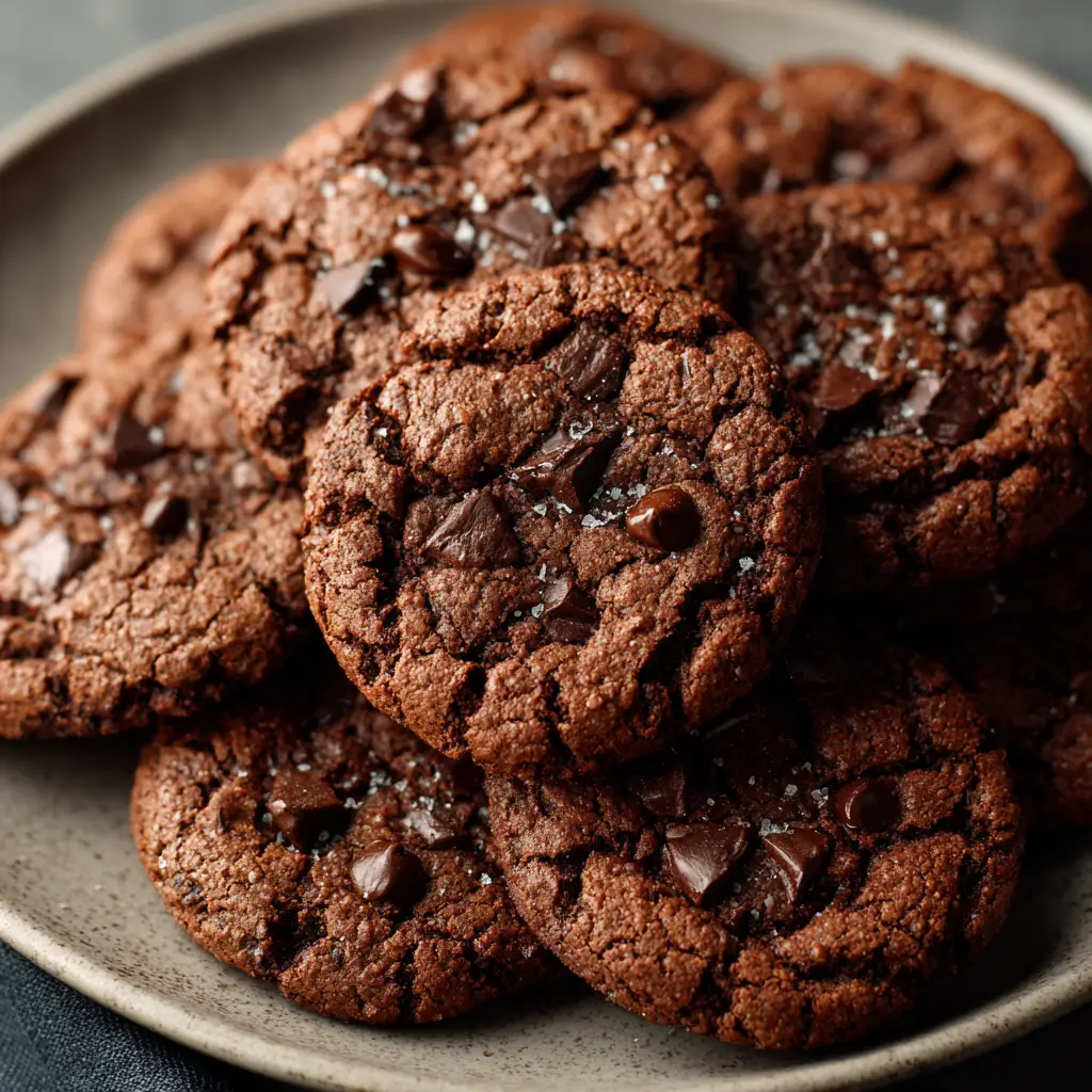 Chocolate Chocolate Chip Cookies