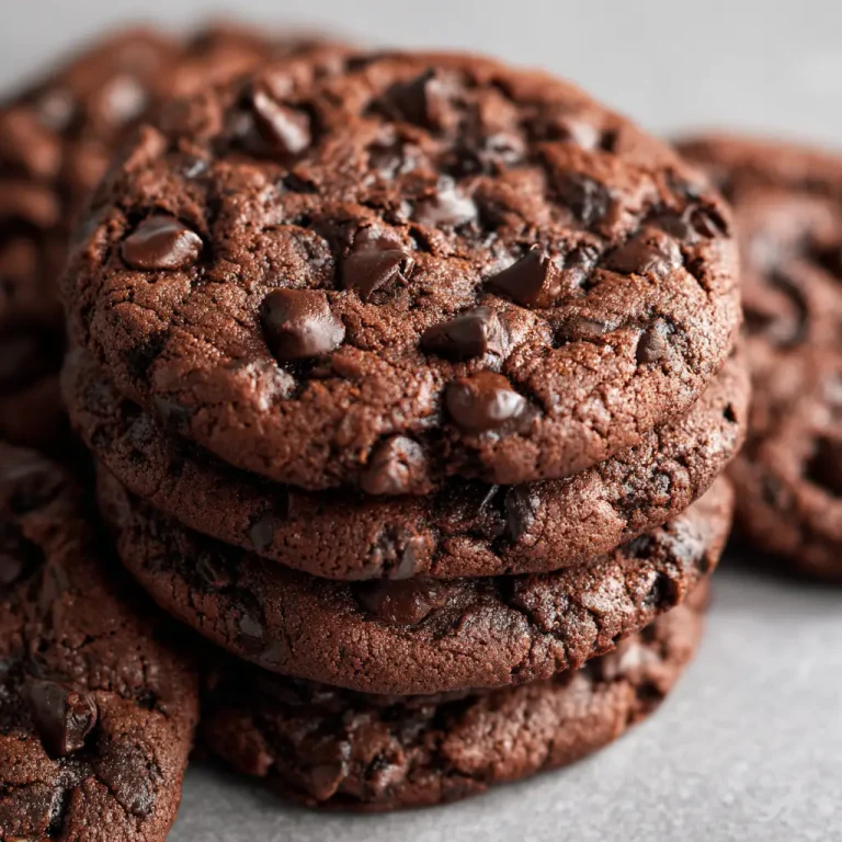 Chocolate Chocolate Chip Cookies