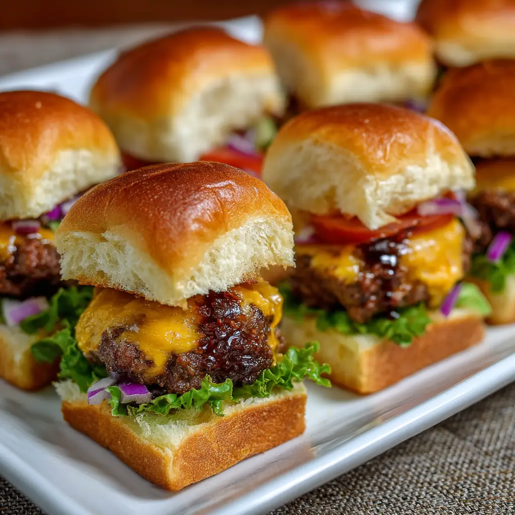 Chopped Cheeseburger Sliders