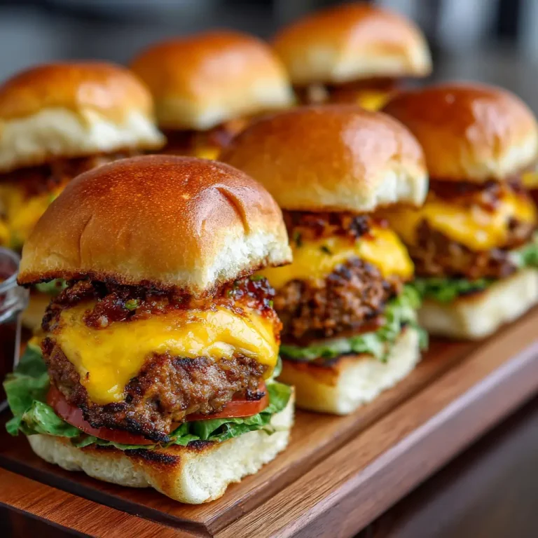 Chopped Cheeseburger Sliders