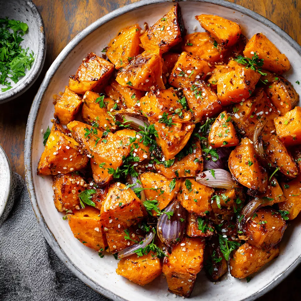 Crispy Roasted Sweet Potatoes