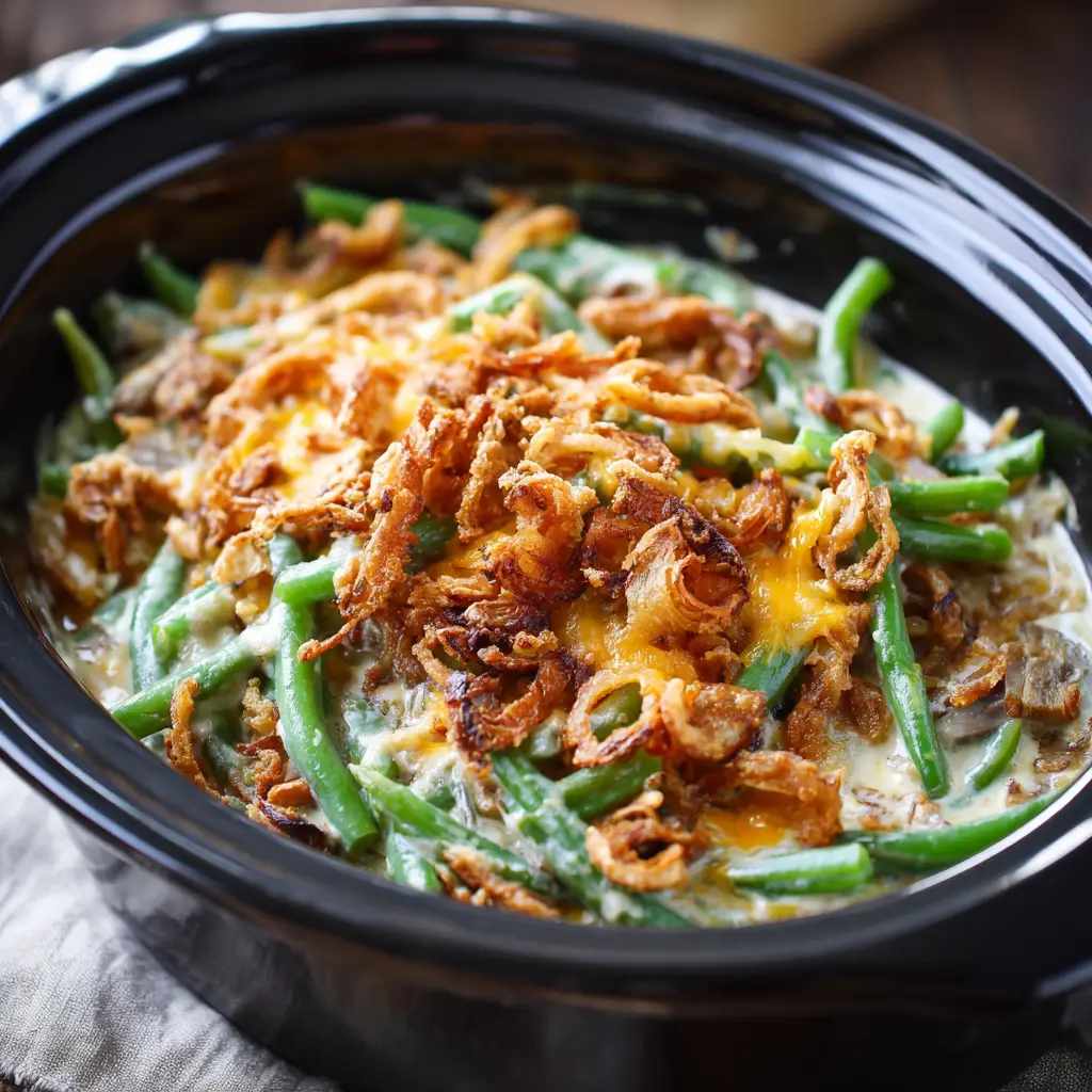 Crock Pot Green Bean Casserole