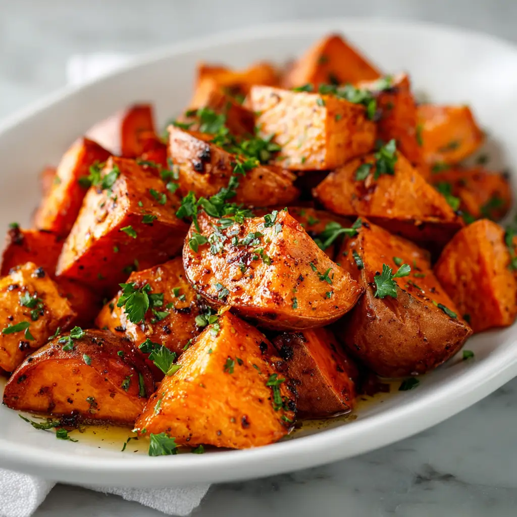 Easy Roasted Sweet Potatoes