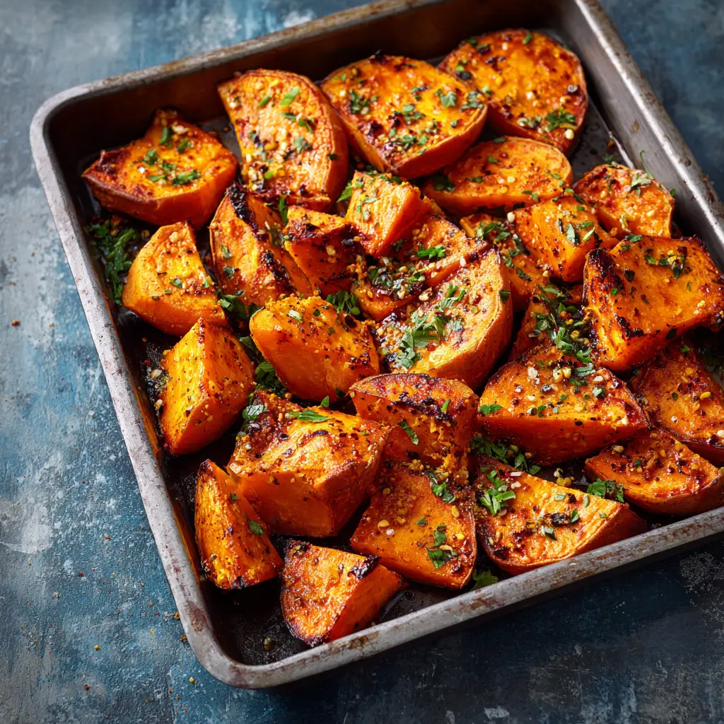 Easy Roasted Sweet Potatoes