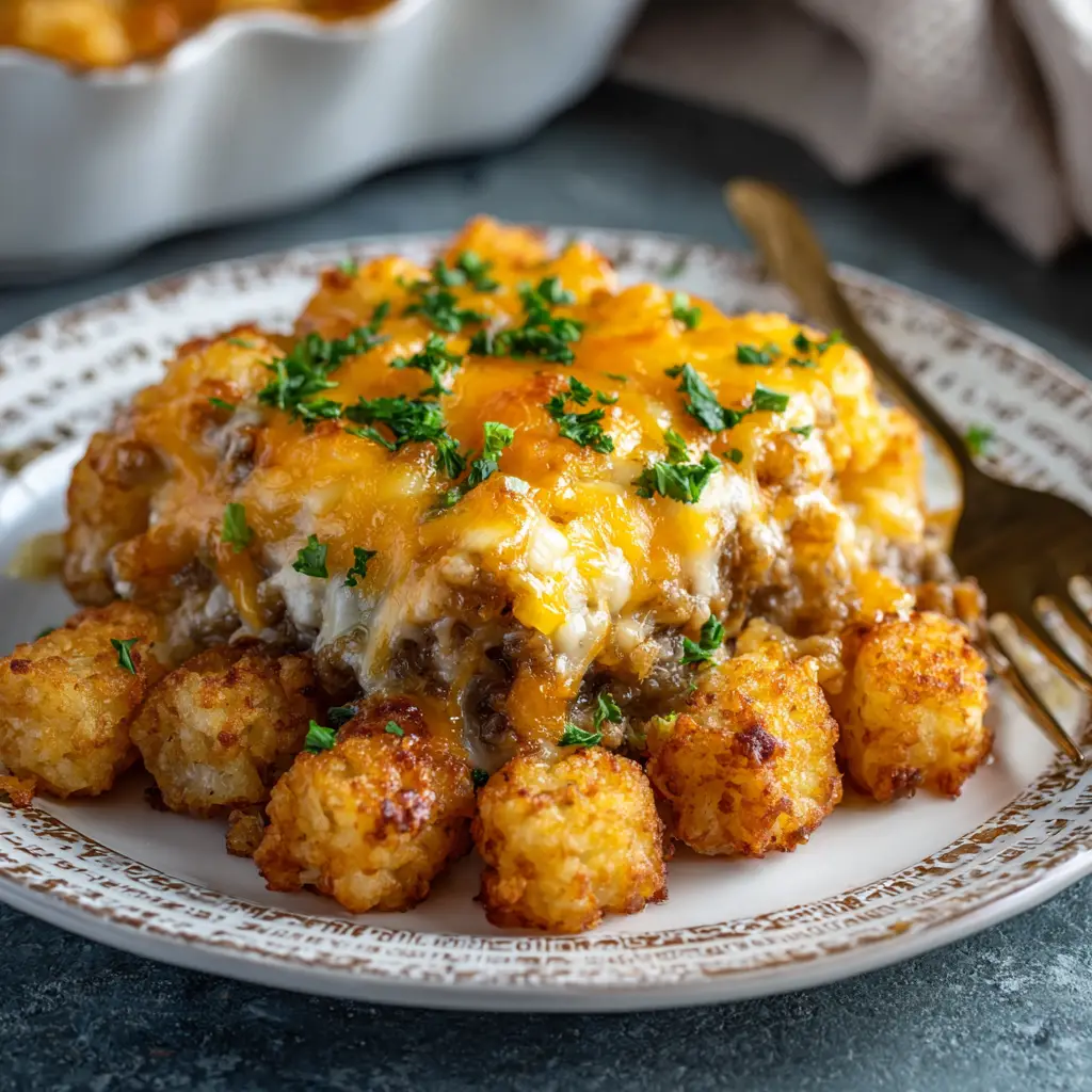 Easy Tater Tot Casserole