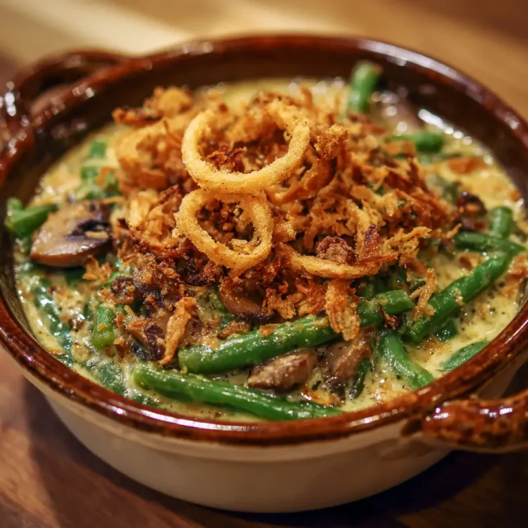 Green Bean Casserole No Mushroom Soup