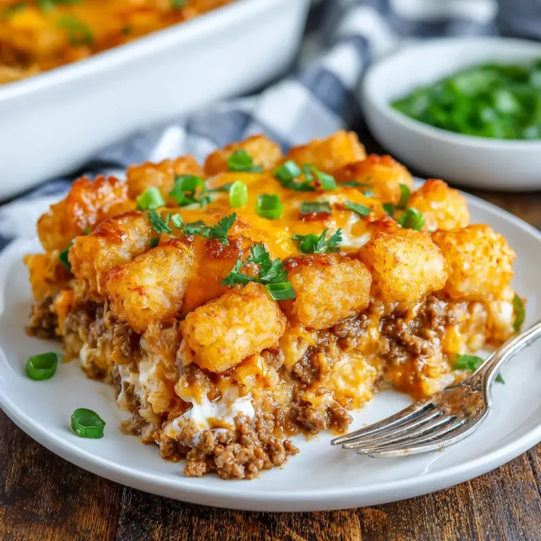 Ground Beef Tater Tot Casserole
