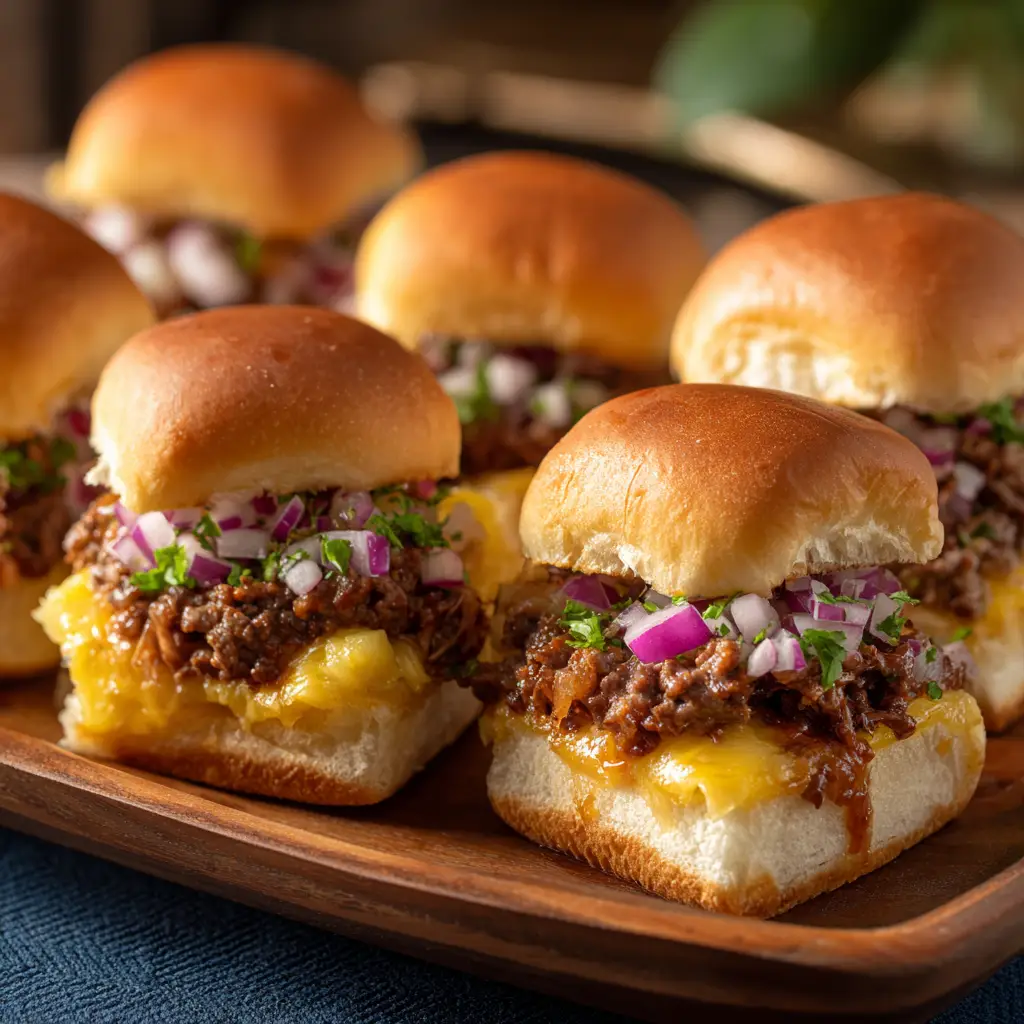 Hawaiian Cheeseburger Sliders