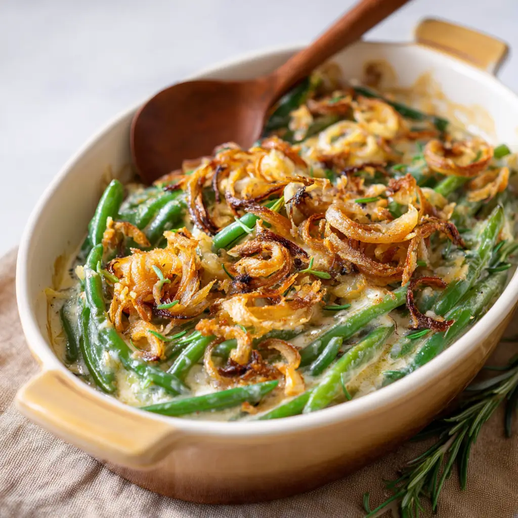 Healthy Green Bean Casserole