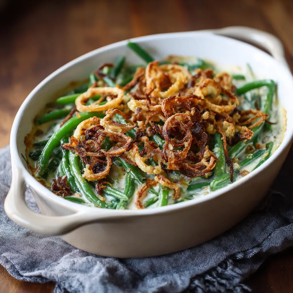 Healthy Green Bean Casserole