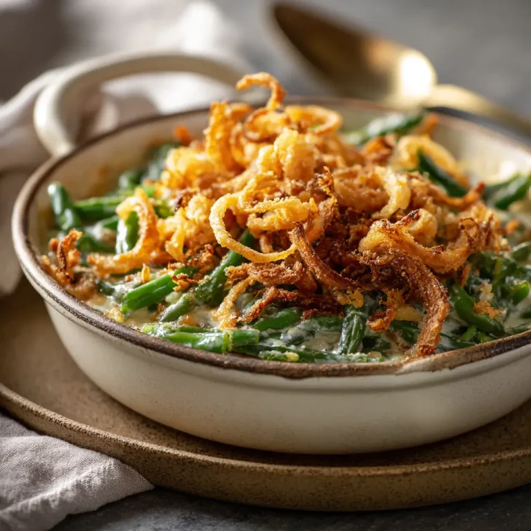 Healthy Green Bean Casserole