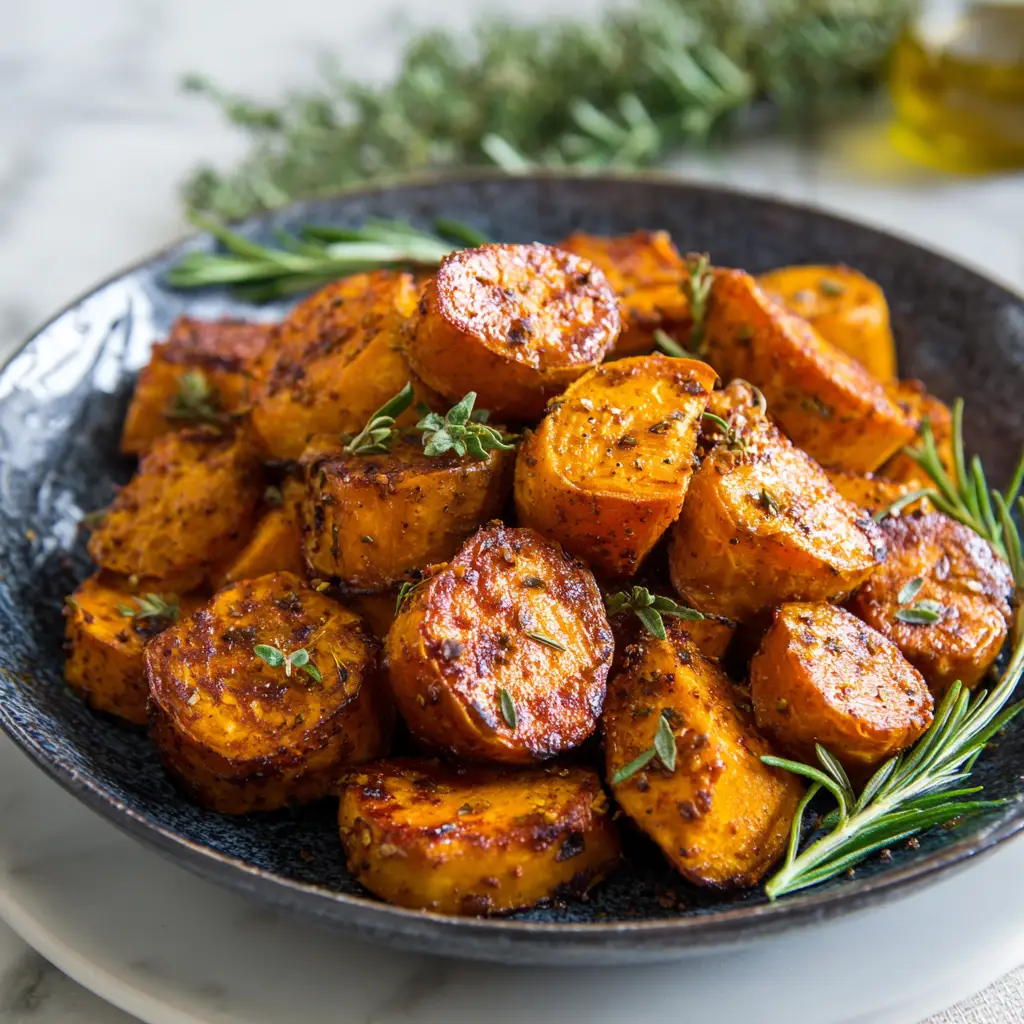 Healthy Roasted Sweet Potatoes