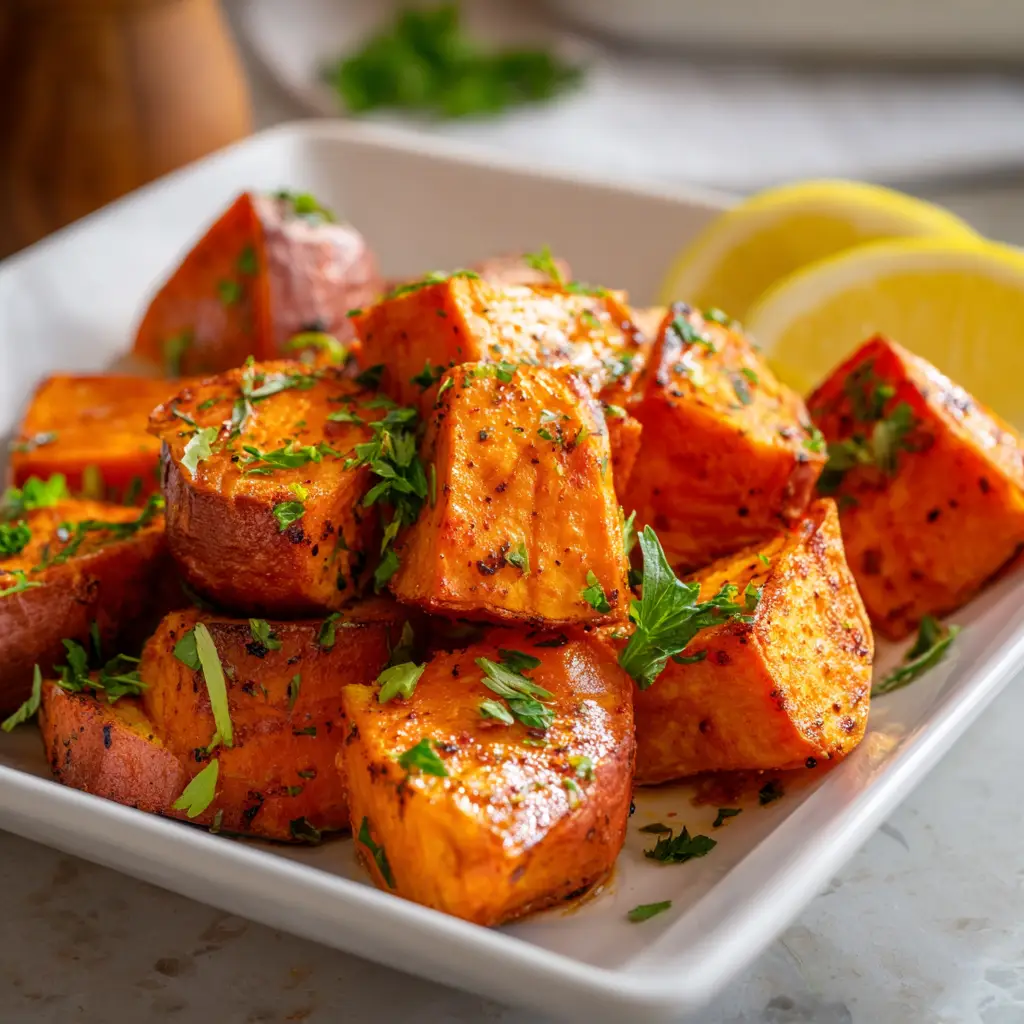 Healthy Roasted Sweet Potatoes