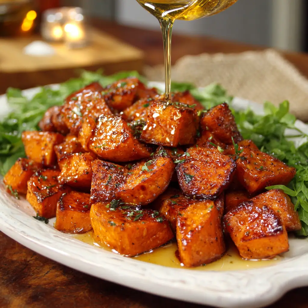 Honey Roasted Sweet Potatoes