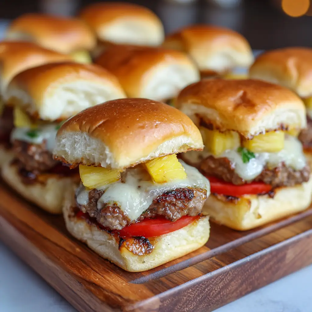 Kings Hawaiian Cheeseburger Sliders